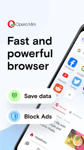 Webbrowser Opera Mini Beta screenshot