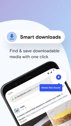 Webbrowser Opera Mini Beta screenshot