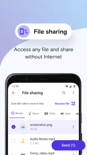 Webbrowser Opera Mini Beta screenshot