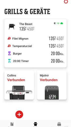 Weber® Connect screenshot