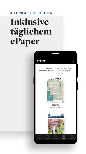 WELT Edition: Digitale Zeitung screenshot