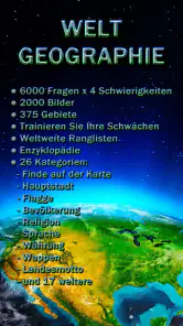 Welt Geographie - Quiz-Spiel screenshot