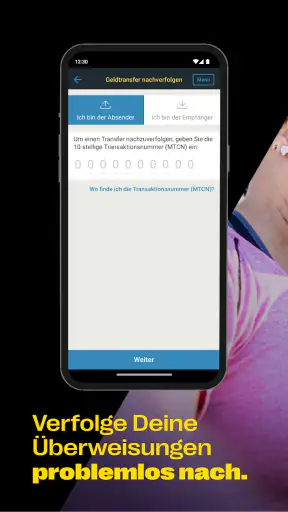 Western Union Deutschland screenshot