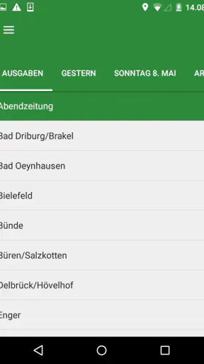 Westfalen-Blatt screenshot