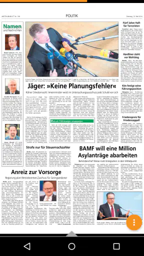 Westfalen-Blatt screenshot