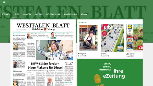 Westfalen-Blatt screenshot