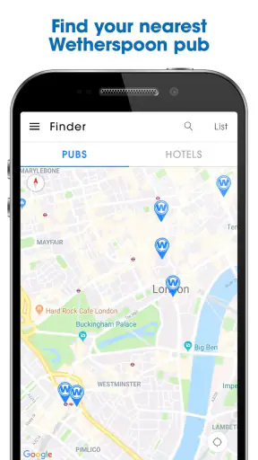 Wetherspoon screenshot