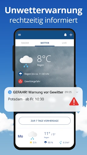 wetter.com Wetter & Regenradar screenshot