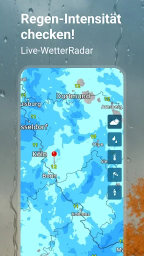 WetterOnline mit RegenRadar screenshot