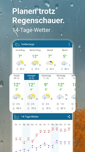 WetterOnline mit RegenRadar screenshot