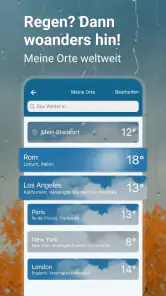WetterOnline mit RegenRadar screenshot