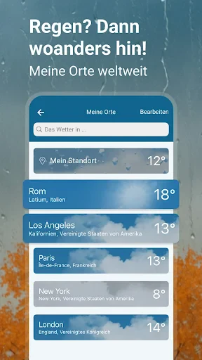 WetterOnline mit RegenRadar screenshot