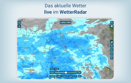 WetterOnline mit RegenRadar screenshot