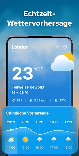 Wettervorhersage mit Radar screenshot