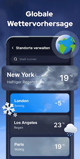 Wettervorhersage mit Radar screenshot