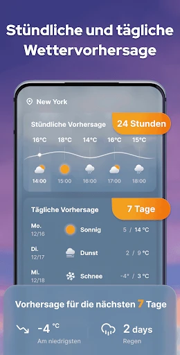 Wettervorhersage mit Radar screenshot