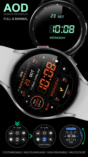 WFP 129 Military watch face screenshot