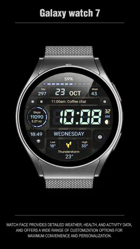 WFP 129 Military watch face screenshot