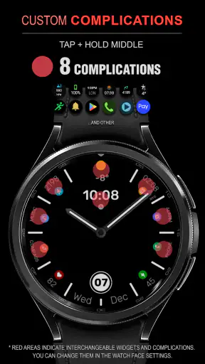 WFP 305 Butterfly watch face screenshot