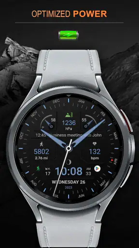 WFP 311 Modern watch face screenshot