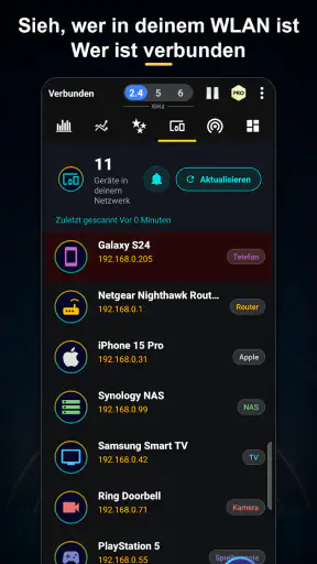 WiFi Analyzer screenshot