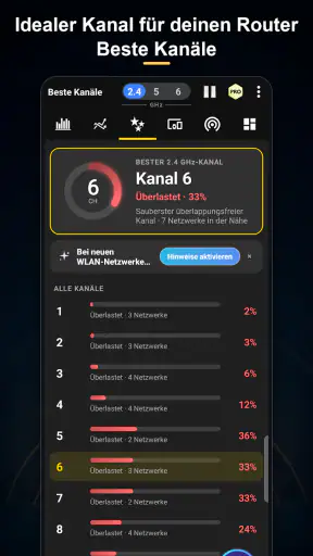 WiFi Analyzer screenshot