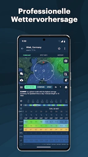 Windy.app: Windkarte, Gezeiten screenshot