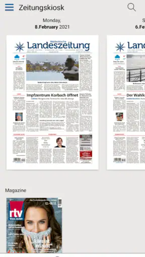 WLZ ePaper screenshot