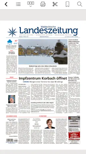 WLZ ePaper screenshot