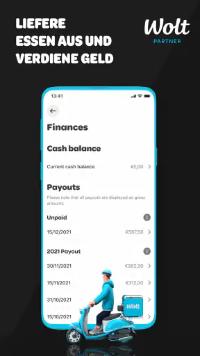 Wolt Courier Partner screenshot