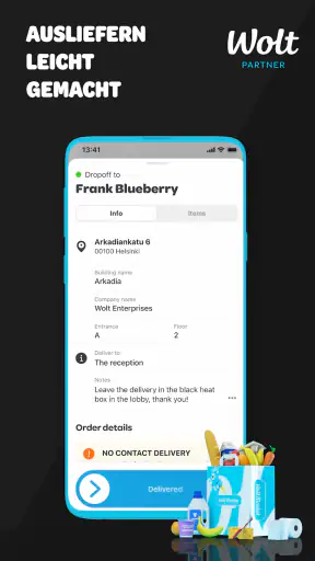 Wolt Courier Partner screenshot