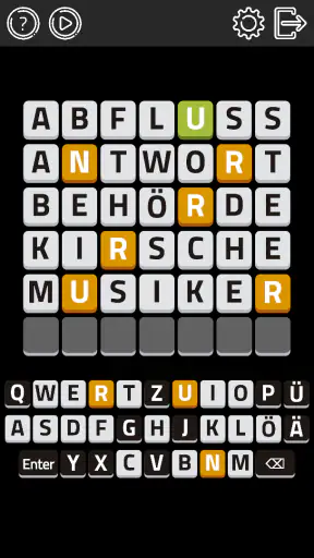 Wördel - tägliches Wortspiel screenshot