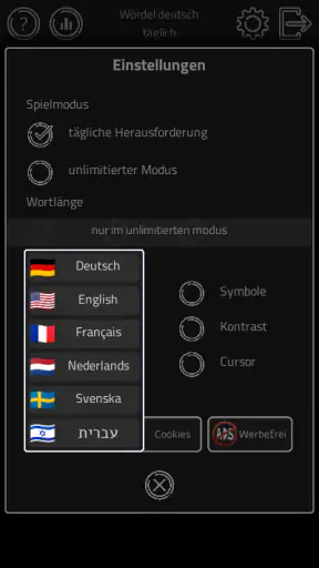 Wördel - tägliches Wortspiel screenshot