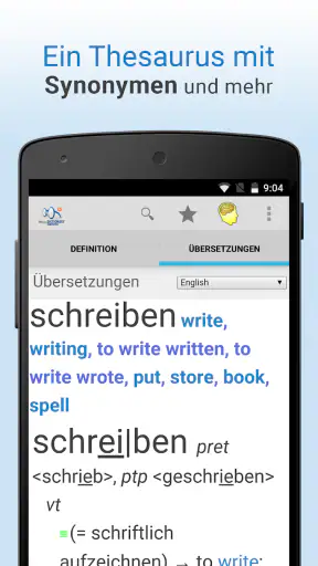 Wörterbuch + screenshot