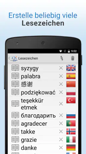 Wörterbuch + screenshot
