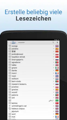 Wörterbuch + screenshot