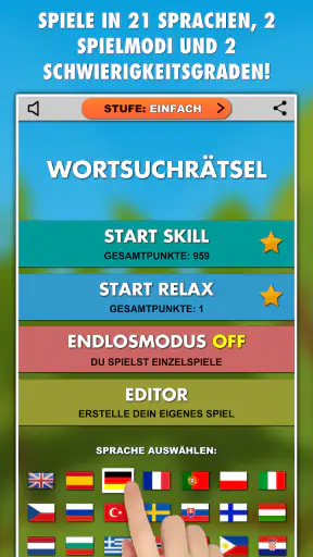 Wortsuchrätsel screenshot