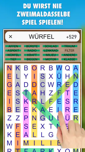 Wortsuchrätsel screenshot
