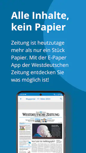 WZ E-Paper screenshot