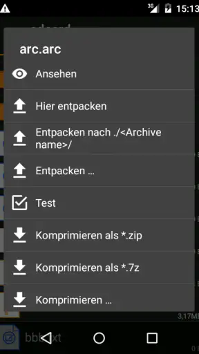 ZArchiver screenshot