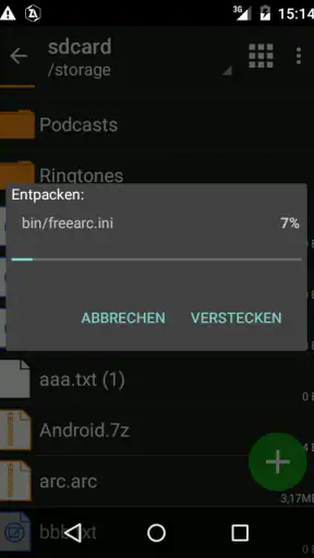 ZArchiver screenshot