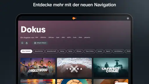 ZDF | Streaming und Live-TV screenshot