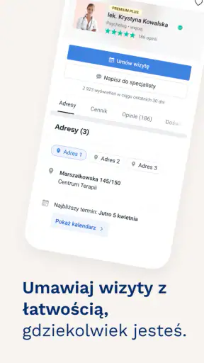 ZnanyLekarz: umawiaj wizyty screenshot
