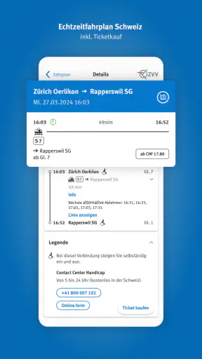 ZVV screenshot