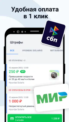 Штрафы ПДД. Налоги и ОСАГО screenshot