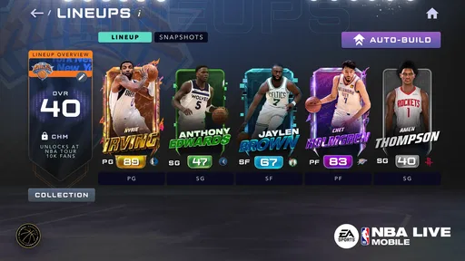 EA SPORTS™ NBA LIVE Mobile screenshot