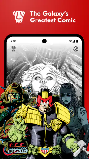 2000 AD Comics and Judge Dredd screenshot