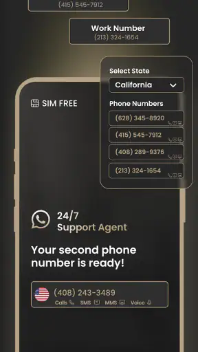 2nd Line+ Second Number & eSIM screenshot