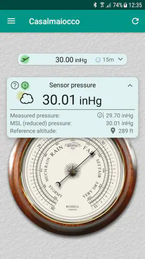 Accurate Barometer PRO screenshot
