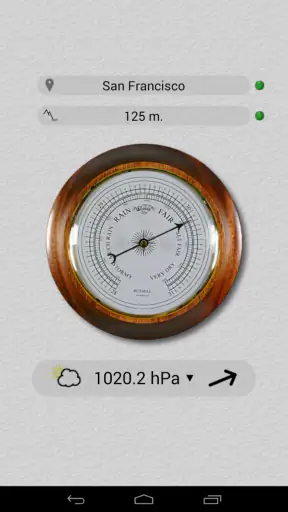 Accurate Barometer PRO screenshot